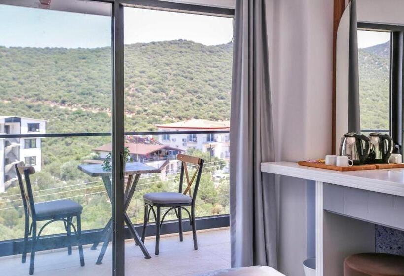 غرفة قياسية رباعية حمام مشترك, Stonehillkaş