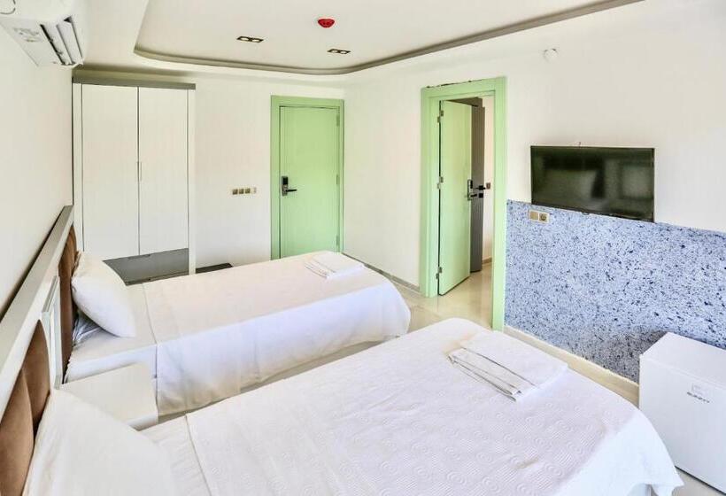 غرفة قياسية رباعية حمام مشترك, Stonehillkaş