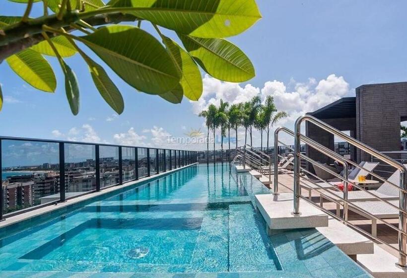 آپارتمان 1 خوابه, Studio Time 1312   Luxo   Ponta Verde   Maceió Al