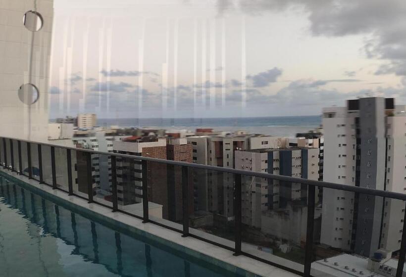 آپارتمان 1 خوابه, Studio Time 1312   Luxo   Ponta Verde   Maceió Al