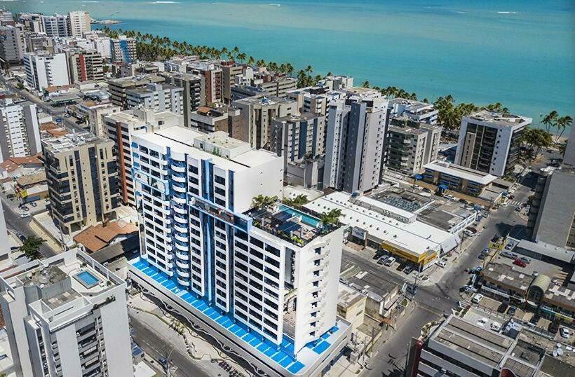 침실 1개 아파트, Studio Time 1312   Luxo   Ponta Verde   Maceió Al
