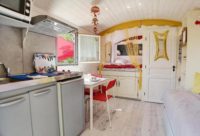 Апартаменты 1 Спальня, Mas Maurane Roulotte Avec Spa Privé Aux Portes D Arles