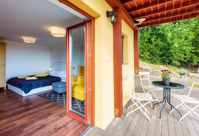 带1个卧室带花园景观的公寓, Borárium Vendégházak Zen Gő Ház