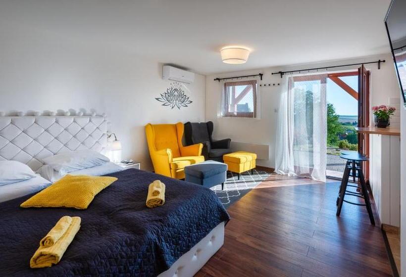 带1个卧室带花园景观的公寓, Borárium Vendégházak Zen Gő Ház