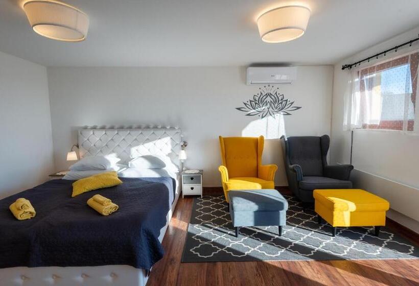 带1个卧室带花园景观的公寓, Borárium Vendégházak Zen Gő Ház