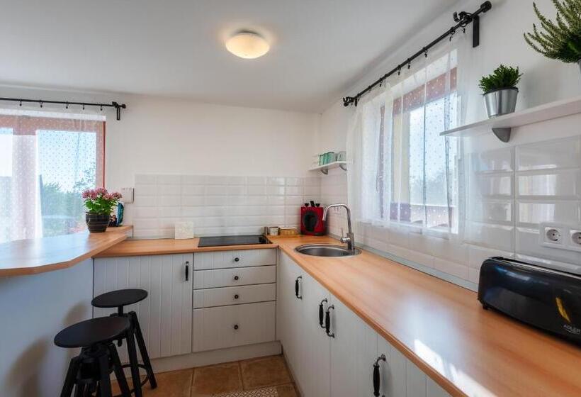 带1个卧室带花园景观的公寓, Borárium Vendégházak Zen Gő Ház