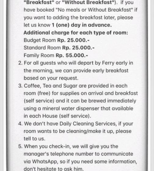 エコノミールーム, Pondok Simpang Tiga