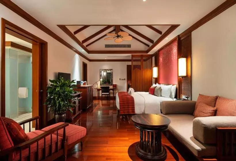 キングサイズベッドのデラックスルーム, Anantara Xishuangbanna Resort
