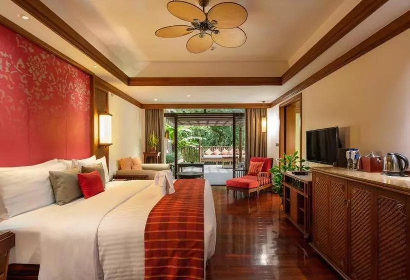 キングサイズベッドのデラックスルーム, Anantara Xishuangbanna Resort