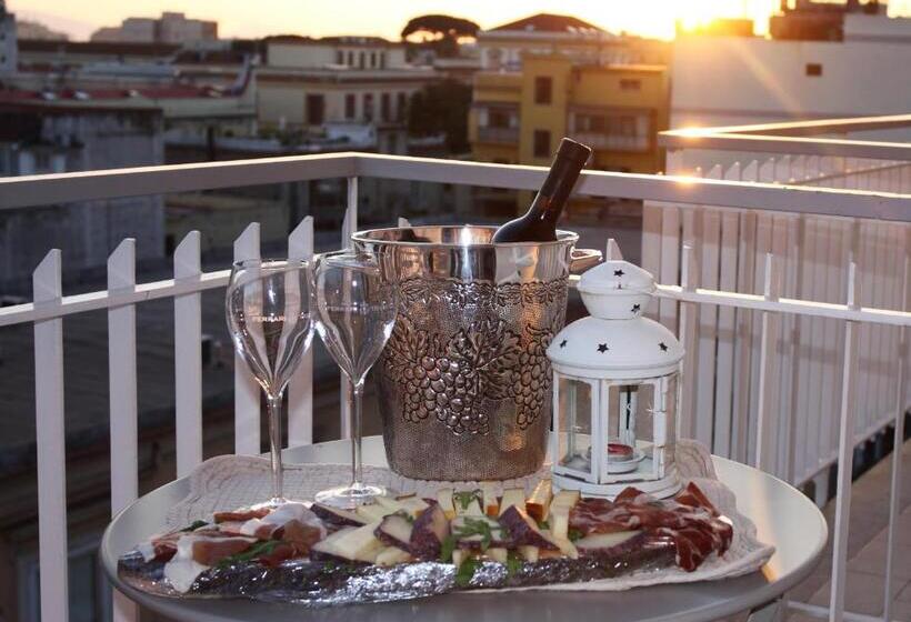 带大床的标准间, Pompei Palace B&b