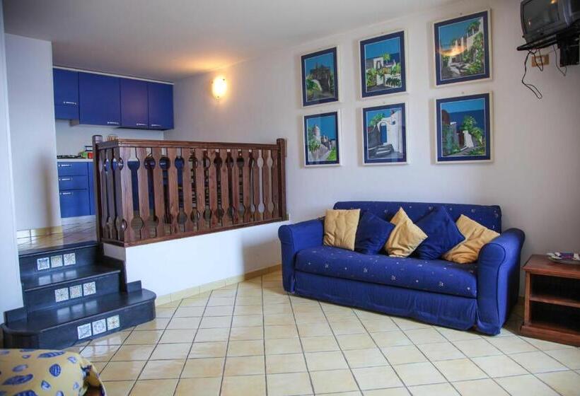 Habitació Familiar Vista Mar, B&b Alta Marea Lipari