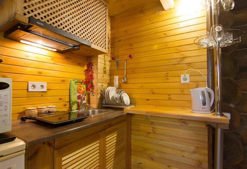 בית, חדר שינה 1, дом с сауной и басейном на теремках