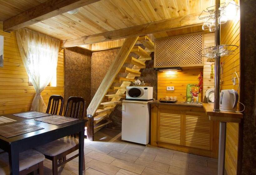 בית, חדר שינה 1, дом с сауной и басейном на теремках