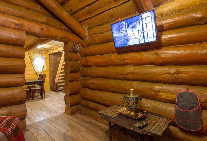 בית, חדר שינה 1, дом с сауной и басейном на теремках