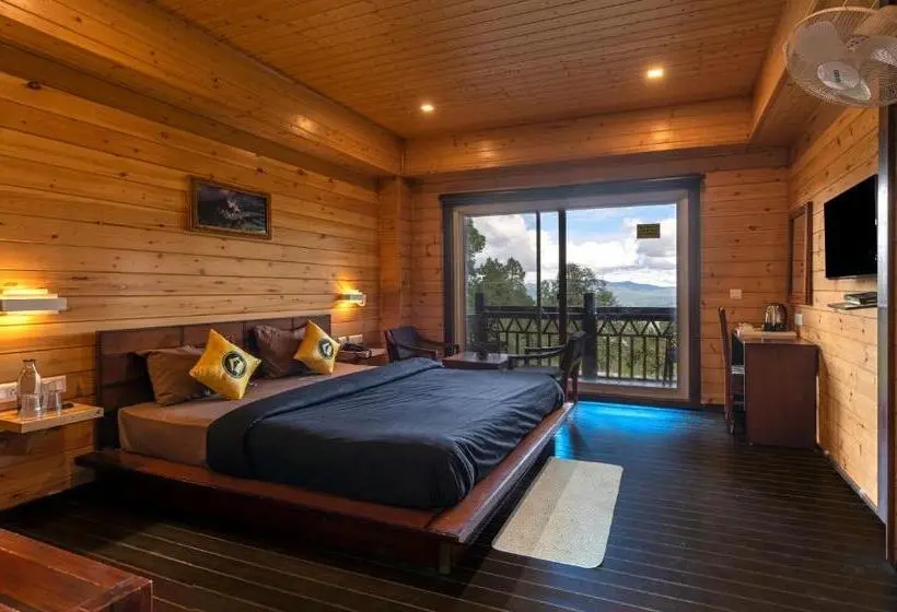 景色の見えるスーペリアルーム, The Hosteller Kasar Devi