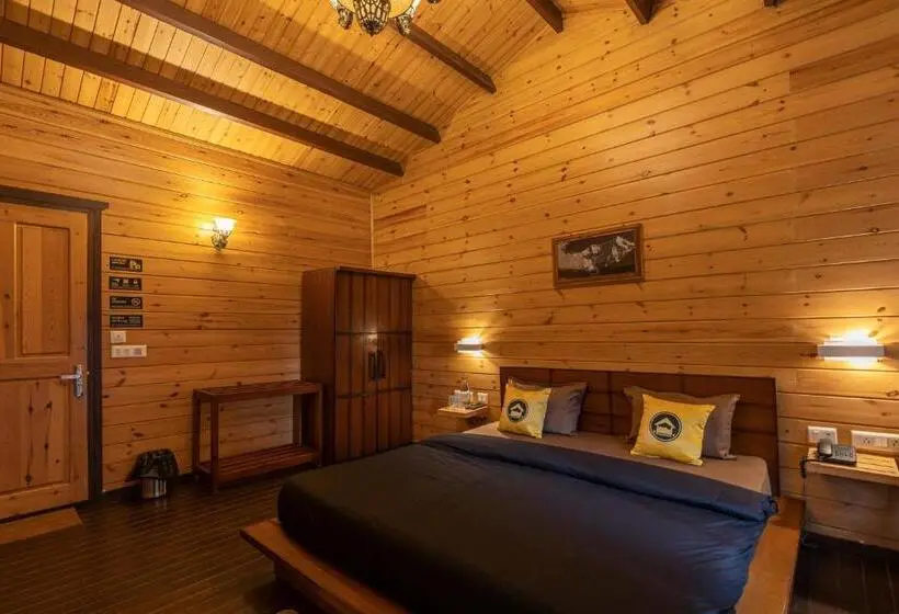 景色の見えるスーペリアルーム, The Hosteller Kasar Devi