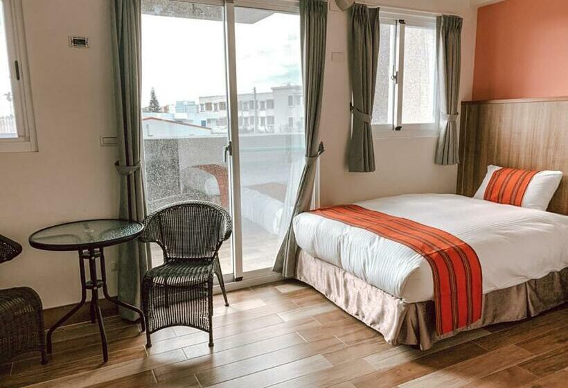 اتاق استاندارد با بالکن, 金銀花民宿