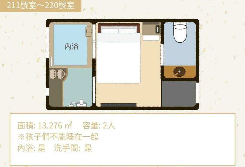 스탠다드 룸, Bihadanoyu Koshikano Onsen