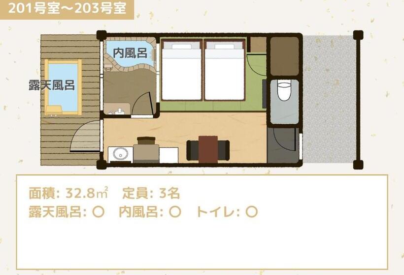 스탠다드 룸, Bihadanoyu Koshikano Onsen