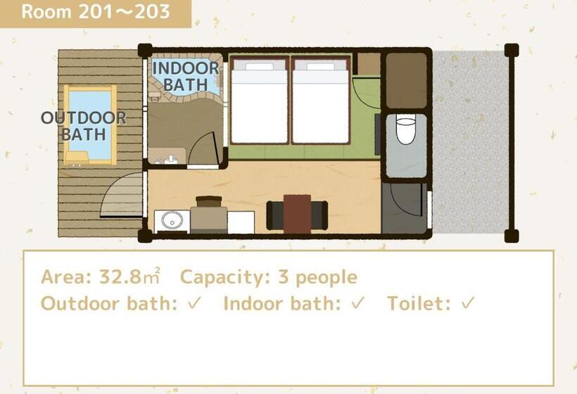 스탠다드 룸, Bihadanoyu Koshikano Onsen