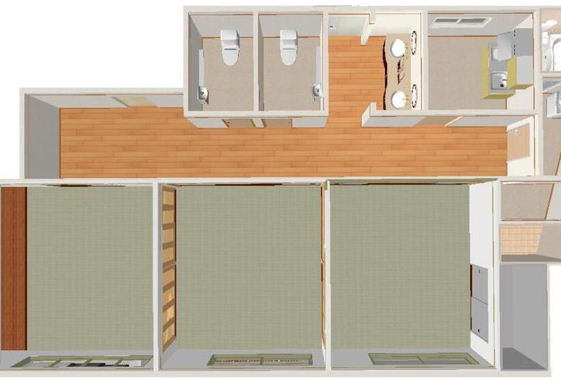 Семейный Номер Superior, 大吉屋2号館 ワンフロア貸切 非対面チェックイン対応