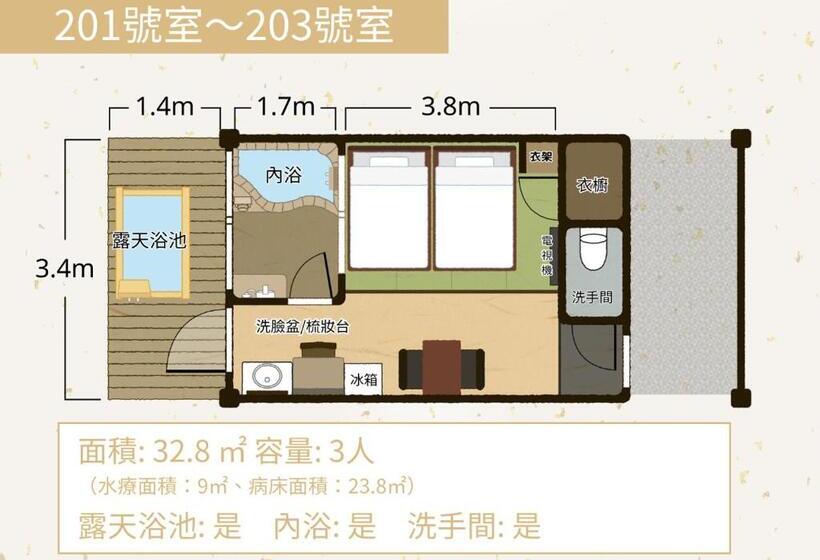 스탠다드 룸, Bihadanoyu Koshikano Onsen