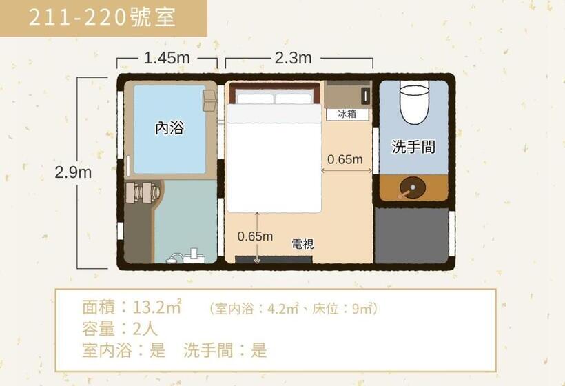 스탠다드 룸, Bihadanoyu Koshikano Onsen