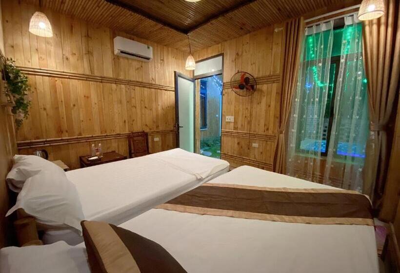 Bungalow Familiar, Trang An Moon Garden Homestay