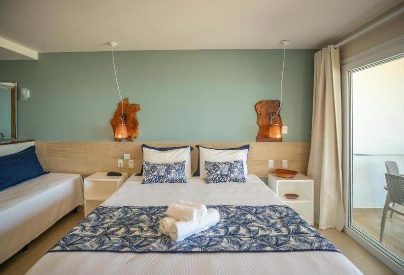 디럭스 룸 바다 전망, Pousada Dona Moça