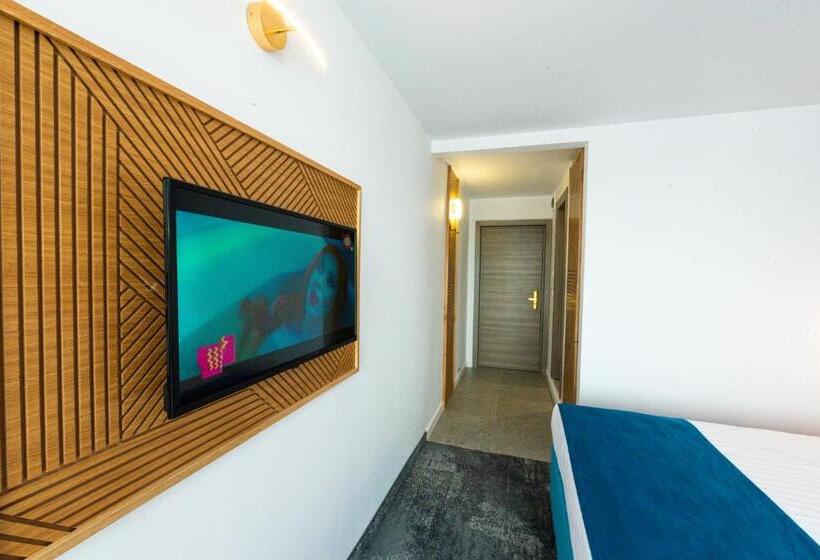 חדר סטנדרט נוף לים עם מרפסת, Parc