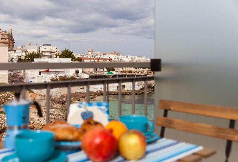 اتاق استاندارد سه نفره با چشم‌انداز کنار دریا, B&b Portorosso