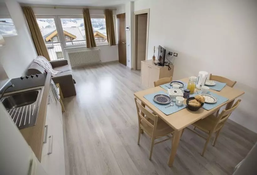 ２ベッドルームアパートメント, Aparthotel Des Alpes