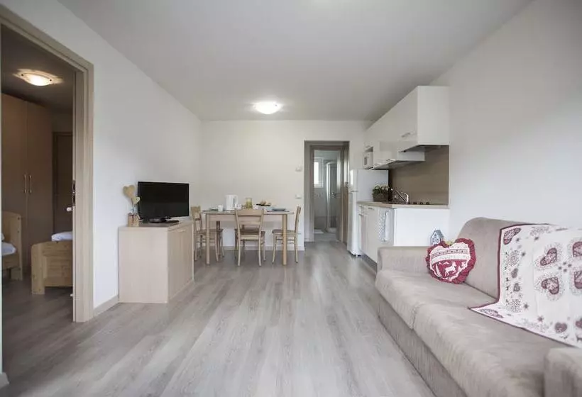 ２ベッドルームアパートメント, Aparthotel Des Alpes