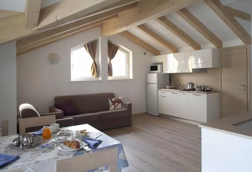 ２ベッドルームのスーペリアアパートメント, Aparthotel Des Alpes