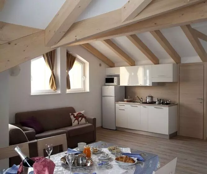 ２ベッドルームのスーペリアアパートメント, Aparthotel Des Alpes
