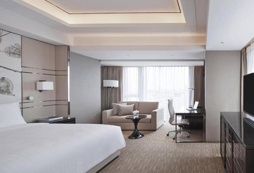스탠다드 룸 킹사이즈 침대, Shanghai Marriott Hotel Parkview