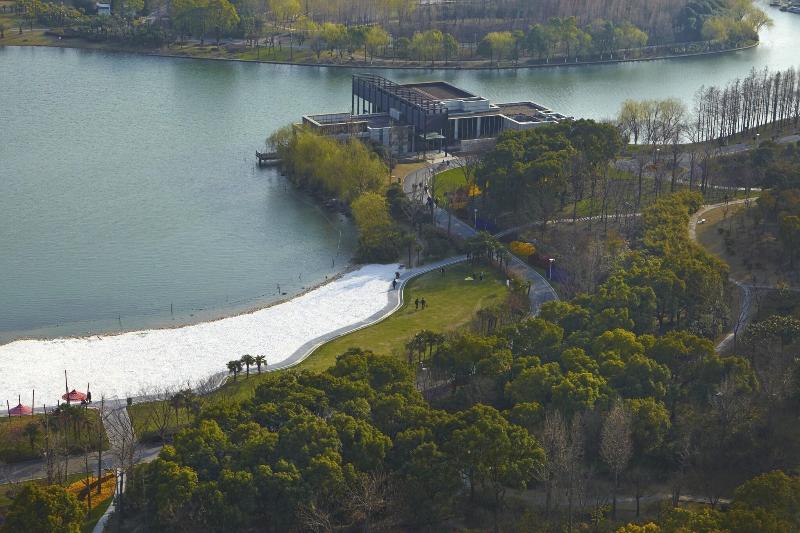 اتاق لوکس با تخت بزرگ, Shanghai Marriott Hotel Parkview