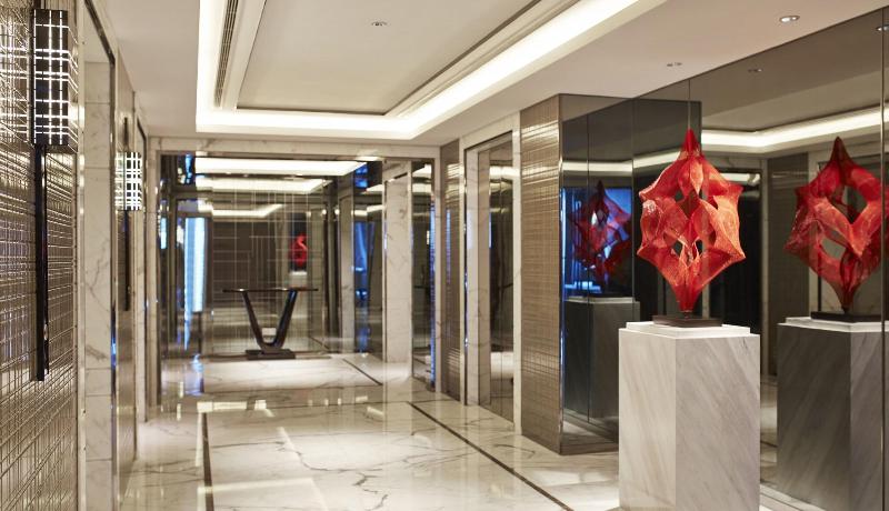 اتاق اجرایی با تخت بزرگ, Shanghai Marriott Hotel Parkview