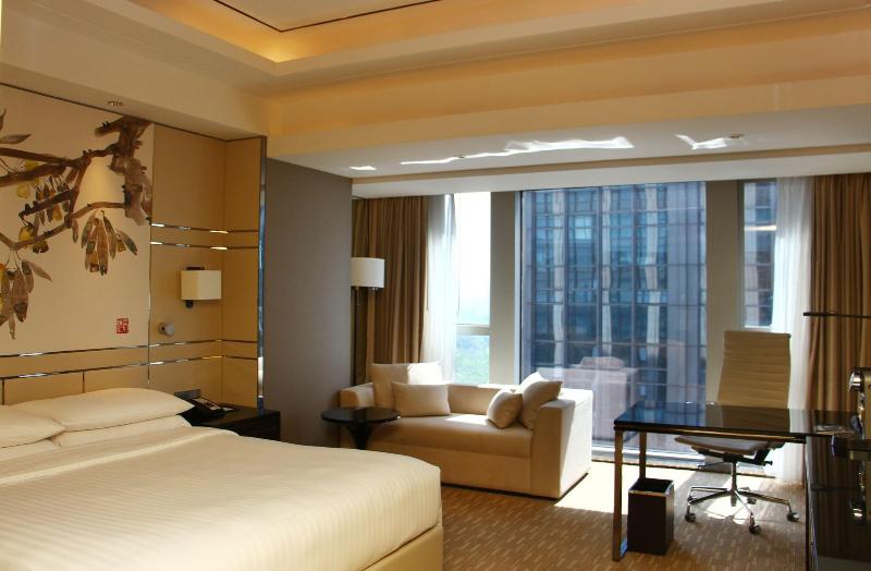 اتاق اجرایی با تخت بزرگ, Shanghai Marriott Hotel Parkview