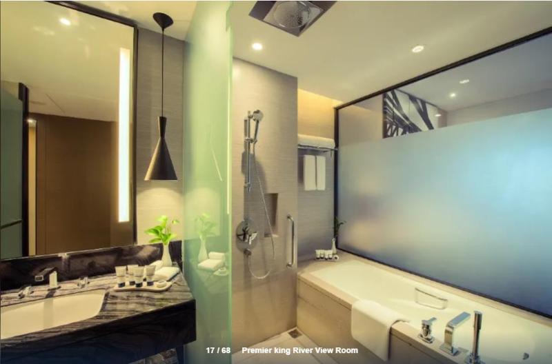 חדר דלוקס,מיטת קינג עם נוף לעיר, Pan Pacific Tianjin