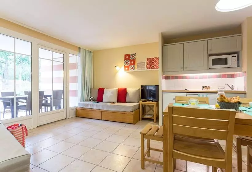 プールの見える1ベッドルームアパートメント, Résidence Pierre & Vacances Les Dunes Du Médoc