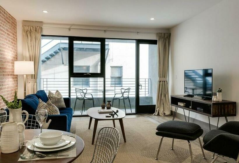 شقة غرفة نوم واحدة مزودة بشُرفة, Abode Los Angeles   Downtown South Park
