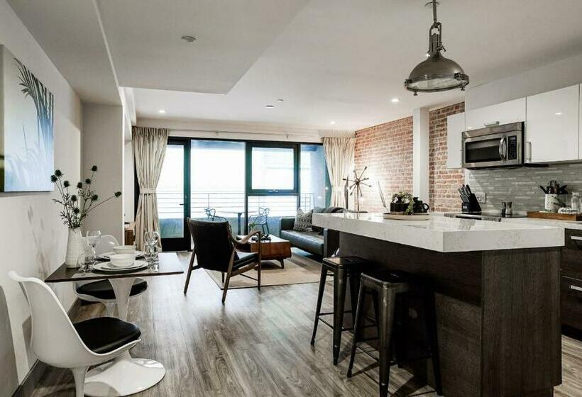 شقة غرفة نوم واحدة مزودة بشُرفة, Abode Los Angeles   Downtown South Park