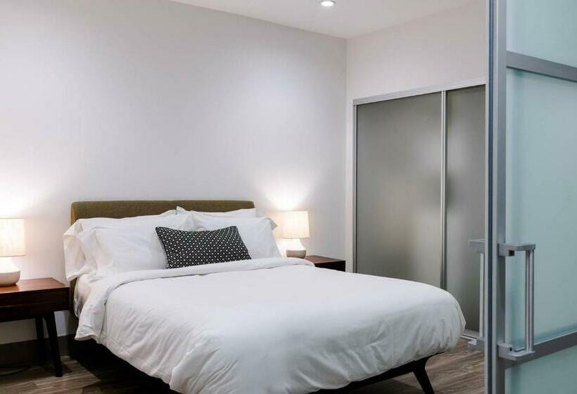 شقة غرفة نوم واحدة مزودة بشُرفة, Abode Los Angeles   Downtown South Park