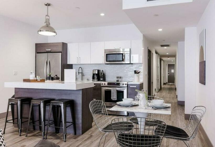 شقة غرفة نوم واحدة مزودة بشُرفة, Abode Los Angeles   Downtown South Park