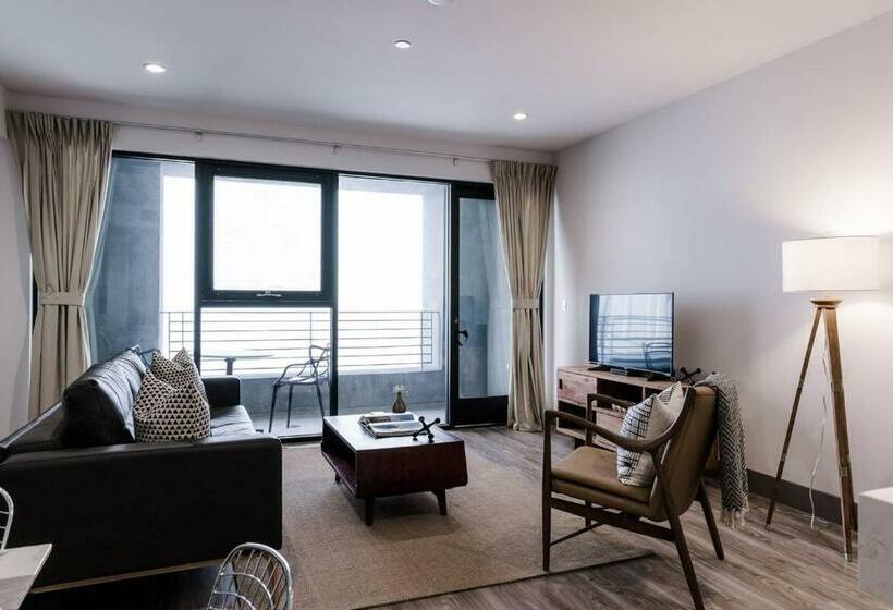 شقة غرفة نوم واحدة مزودة بشُرفة, Abode Los Angeles   Downtown South Park