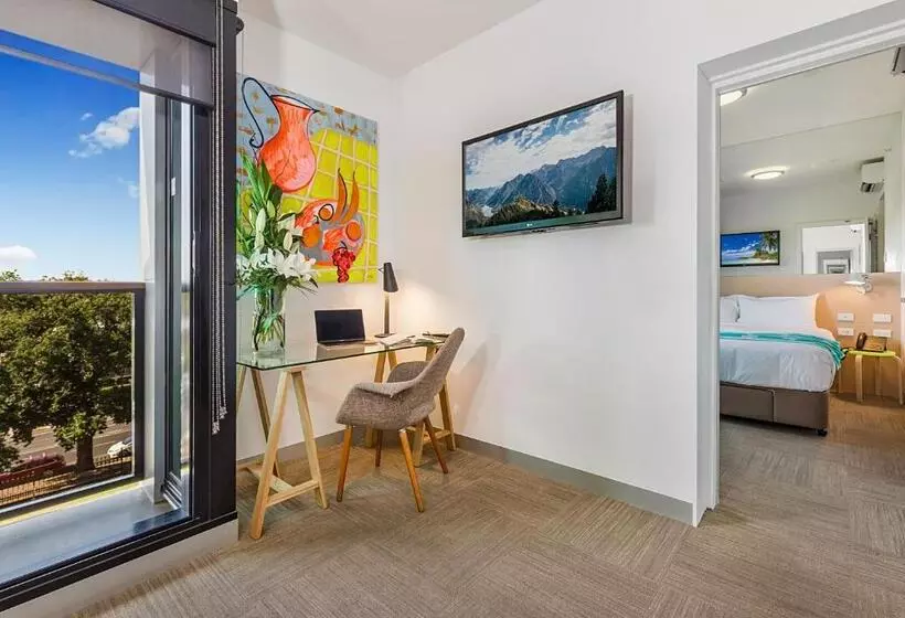 Superior-huone Parveke, Mercure Bendigo Schaller