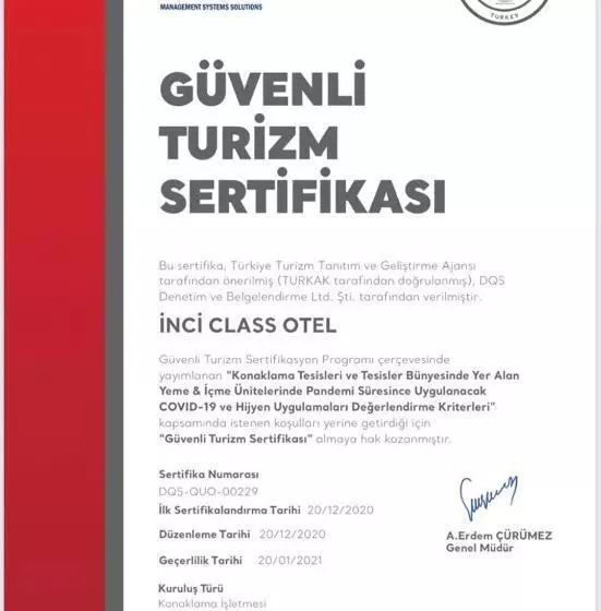 اتاق استاندارد, Inci Class