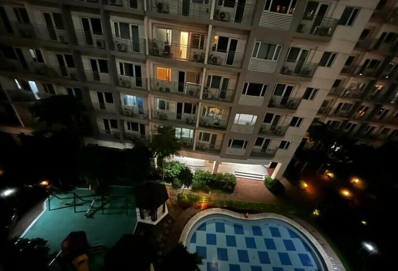 Апартаменты 1 Спальня Вид на Бассейн, Posh 1br @ Sm Southmall W/ 100mbps And Netflix