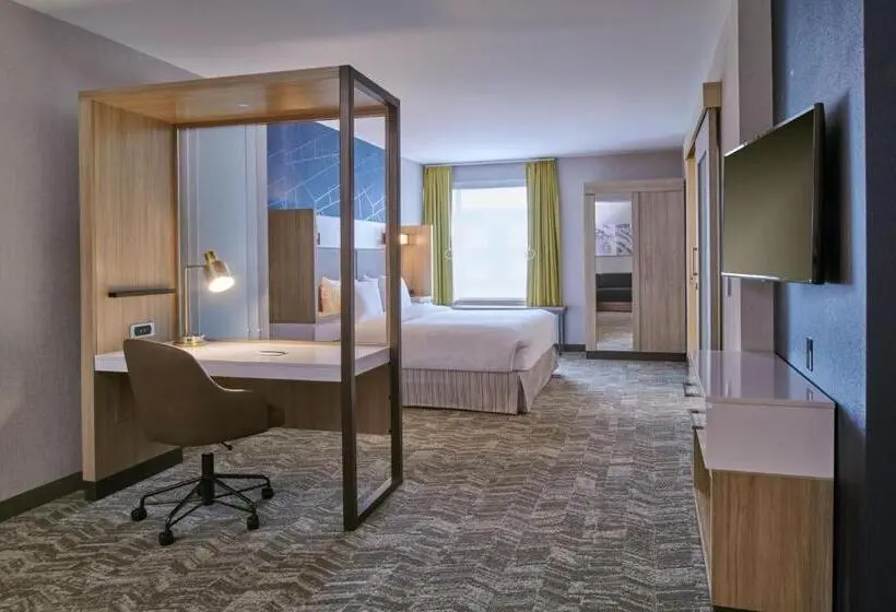 キングサイドベッドのスタンダードワンルーム, Springhill Suites By Marriott Detroit Dearborn
